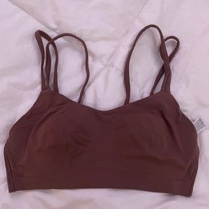 brown lululemon sportsbra